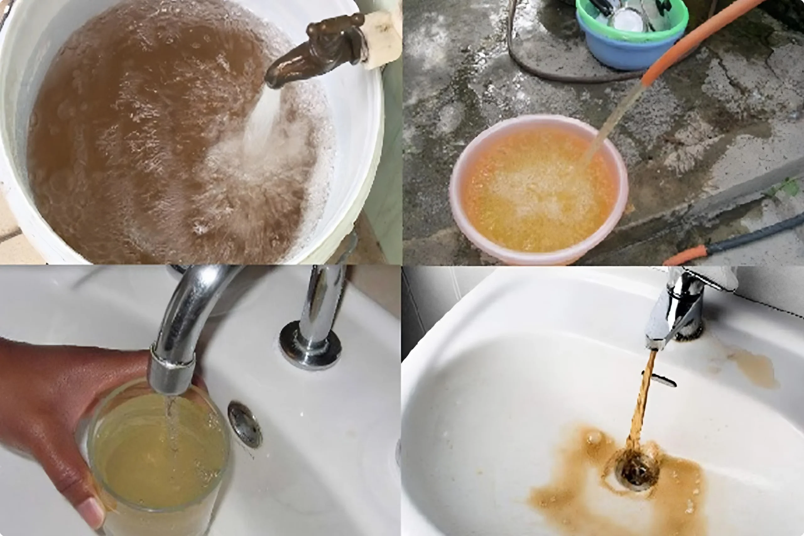 Tình trạng ô nhiễm nước sinh hoạt
