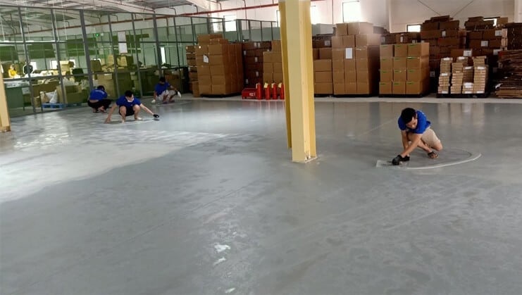 Dịch vụ thi công sơn Epoxy tại Tín Phát Hà Nội